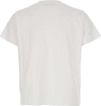 Givenchy Womens White T-Shirt With Logo Cotton T-Shirts & Jerseys
