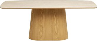 House Nordic Mesa de comedor Travertino con tapa cer&aacute;mica L200