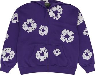 Denim Tears Purple Cotton Wreath Sweatshirt