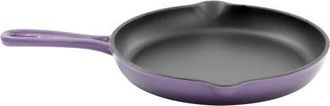 MegaChef Round 10.25 Inch Enameled Cast Iron Skillet in Purple at Nordstrom
