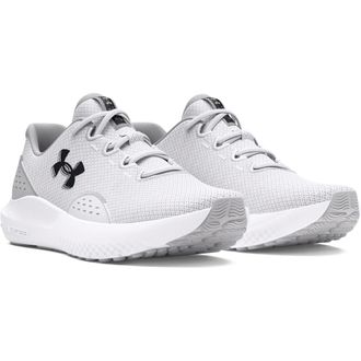 Under Armour Laufschuh UNDER ARMOUR UA Charged Surge 4, Herren, Gr. 45, weiss (wei&szlig;, halo gray, schwarz), Synthetik, Textil, Schuhe Laufschuh