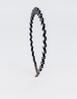 Alexandre de Paris Alesia Acetate Headband in Black at Nordstrom