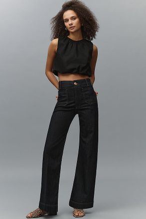 Maeve The Colette Full-Length Wide-Leg Jeans by Maeve