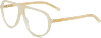 Kaleos Reuber Eyeglasses - Dames - Brillen - Wit - 59 MM - Accessoires