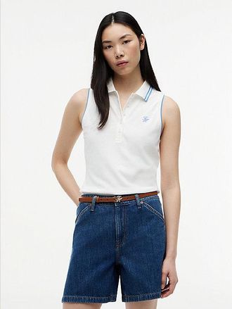 Tommy Hilfiger Polo 1985 de piqu&eacute; sin mangas