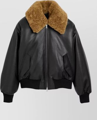 Ami leather blazer