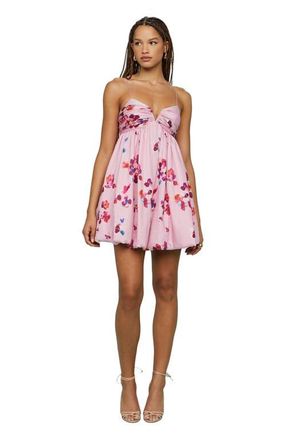 AMUR Kimberly Mini Dress in Mosaic Poppies at Nordstrom, Size 10