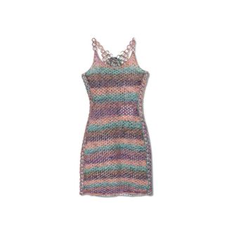 Chlo&eacute; Multicolor Wool Casual Womens Dress
