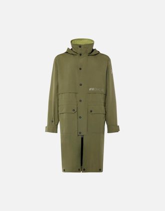 Moncler Mens Steig Long Parka Green - Size: Regular/38
