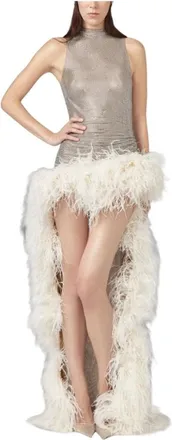 Giuseppe Di Morabito Dames, Jurken, Beige, Maat: S