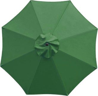 OEM Toldo De Repuesto Para Sombrilla Con 8 Varillas, Cubierta Para Sombrilla Resistente A Rayos Uv (solo Parte Superior), Rayas Azules Blancas, 3 M