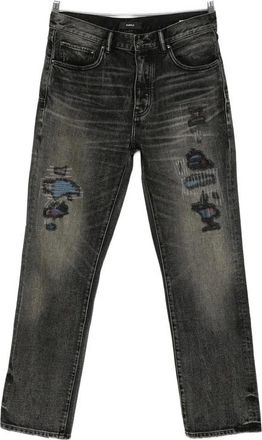 Purple Jeans, Heren, Zwart, W36, Denim, P011 Straight Leg