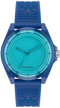 adidas Originals ADIDAS Originals Project Four Solar Unisexs Blue Watch AOST25528 Resin - One Size