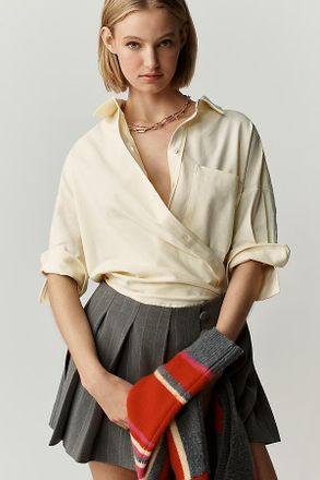 Maeve The Mabel Boxy Oxford Shirt by Maeve Top