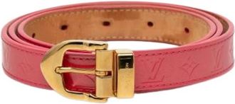 Louis Vuitton Pre-owned Monogram Vernis Riem - Dames - Vintage Accessoires - Roze - ONE Size - Leer - Vintage