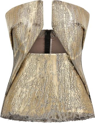 Rick Owens geweven Prong top