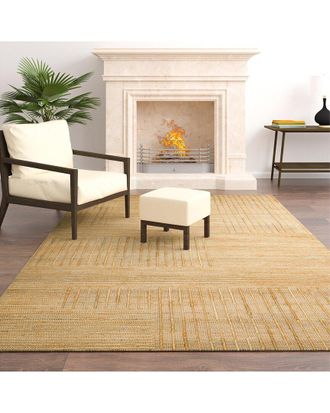 LR Home Lr Home Laeli Contemporary Striped Handmade Area Rug