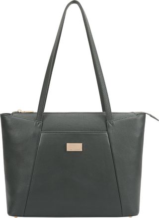 Paul Costelloe Womens Sahara Leather Shoulder Bag - Green - One Size