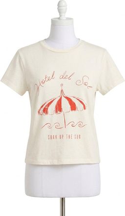 Z Supply Del Sol Tourist Tee In Sea Salt