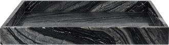 Mette Ditmer Marble Tablett, 30 x 40 cm, schwarz / grau