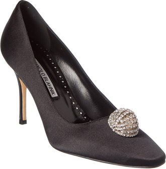 Manolo Blahnik Elbolita 90 Satin Pump