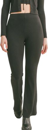 Sadie & Sage Mia Flare Pants In Black