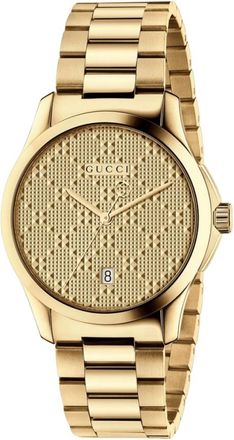 Gucci Accessoires, Heren, Geel, ONE Size, G-Timeless Horloge