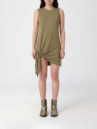 J.W.Anderson Mini abito in cotone senza maniche con nodo