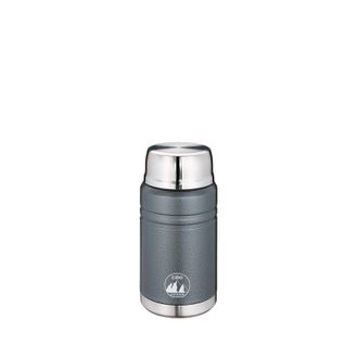 OEM Termo Para El Almuerzo Cilio Monte Con Cuchara Plegable, 0,75 L, 9,5 X 20 Cm, Gris