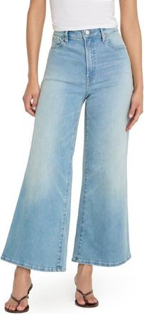 Good American Soft-Tech Good Waist Crop Palazzo Jeans in Indigo1225 at Nordstrom, Size 15
