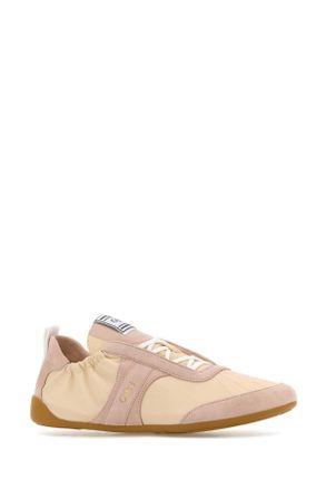 Chlo&eacute; Kick Sneaker - Beige