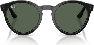 Ray-Ban 52mm Phantos Sunglasses in Black /Dark Green at Nordstrom