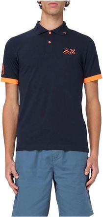Sun 68 Heren, Tops, Blauw, Maat: L