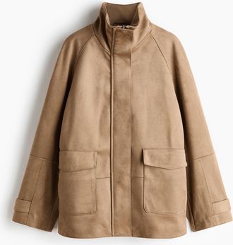 H&M Oversized Jacke - Beige