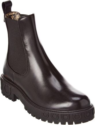 Ferragamo Ferragamo Varsi Leather Bootie