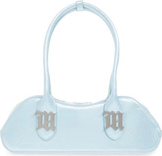 Misbhv Uptown Bowling bag - women - Bovine Leather/Polyester - One Size - Blue