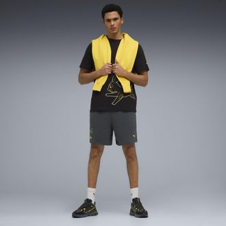 Puma Shorts PUMA x POK&Eacute;MON dal taglio morbido 7 da uomo, Abbigliamento, Grigio, XL