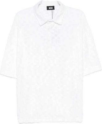 GCDS Polo Gcds In Spugna Con Logo Jacquard