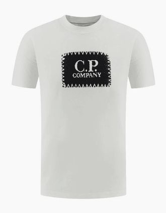 C.P. Company Mens Patch logo White T-Shirt - Size: 38