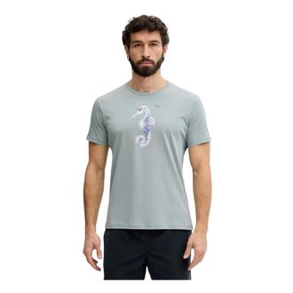 Emporio Armani Heren, Tops, Blauw, Maat: XL Katoen