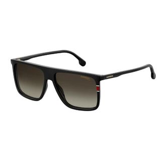 Carrera Sunglasses Square Full Rim, Black Frame And Dark Brown Lens Carrera172/n/s0807Ha