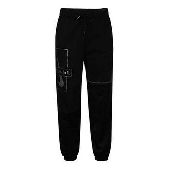 Nike (WMNS) Nike Sportswear Icon Clash Casual Loose Bundle Feet Sports Pants/Trousers/Joggers Black DC0655-010