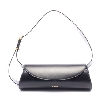 Jil Sander Cannolo Small Leather Shoulder Bag