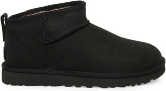 UGG Classic Ultra Mini - Dames - Schoenen - Zwart - Maat: 36 EU Leer