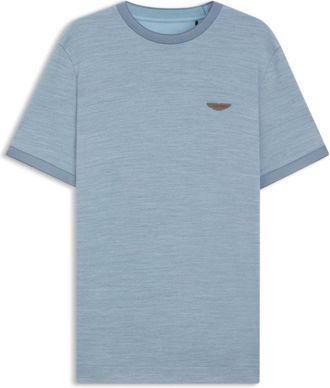 BOSS x ASTON MARTIN T-shirt in wool-cotton jacquard