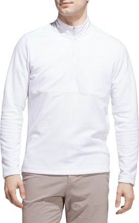 adidas Golf Ultimate Cozy Quarter-Zip Pullover in White at Nordstrom Rack, Size Small