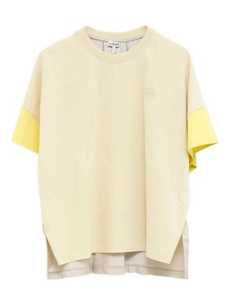 Loewe T-shirt met borduurwerk - Beige