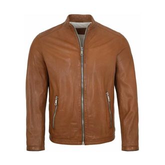 Milestone Jacks - Heren - Jassen - Bruin - Maat: 2XL Leer