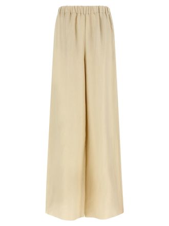 Max Mara Beige Linen Casual Womens Pants