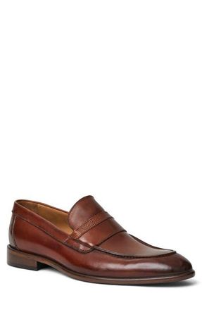 Bruno Magli Severino Apron Toe Loafer in Cognac Calf at Nordstrom, Size 11.5